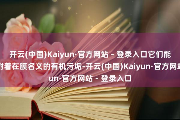 开云(中国)Kaiyun·官方网站 - 登录入口它们能穿透和散布附着在膜名义的有机污垢-开云(中国)Kaiyun·官方网站 - 登录入口