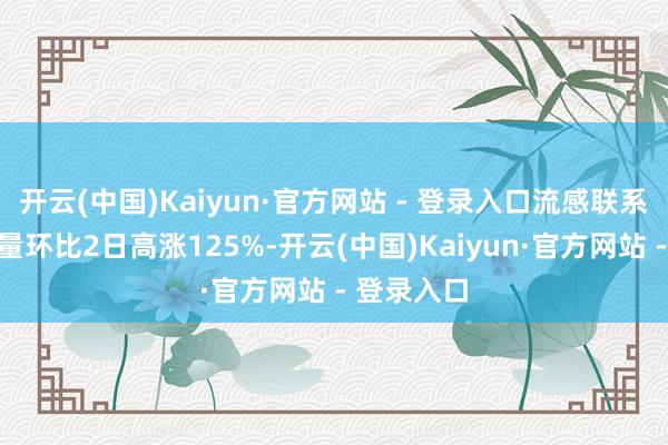 开云(中国)Kaiyun·官方网站 - 登录入口流感联系用药搜索量环比2日高涨125%-开云(中国)Kaiyun·官方网站 - 登录入口