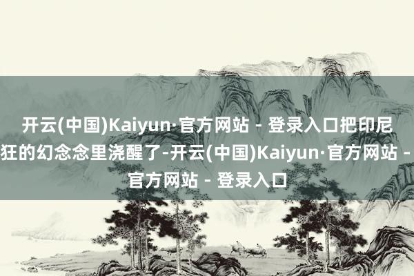 开云(中国)Kaiyun·官方网站 - 登录入口把印尼从门径猖狂的幻念念里浇醒了-开云(中国)Kaiyun·官方网站 - 登录入口