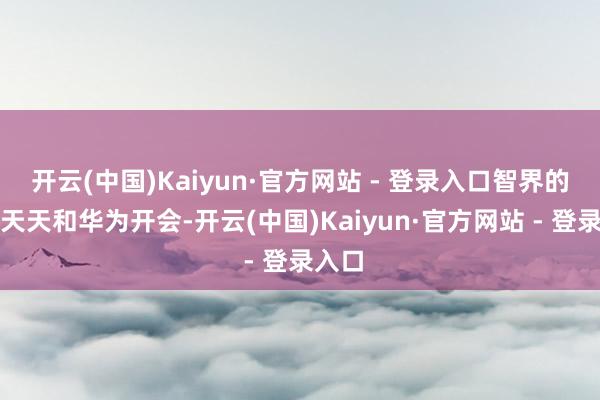 开云(中国)Kaiyun·官方网站 - 登录入口智界的团队天天和华为开会-开云(中国)Kaiyun·官方网站 - 登录入口