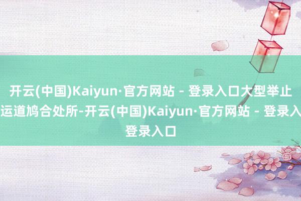 开云(中国)Kaiyun·官方网站 - 登录入口大型举止是运道鸠合处所-开云(中国)Kaiyun·官方网站 - 登录入口