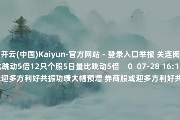 开云(中国)Kaiyun·官方网站 - 登录入口举报 关连阅读 12只个股5日量比跳动5倍12只个股5日量比跳动5倍 0 07-28 16:10 功绩大幅预增 券商股或迎多方利好共振功绩大幅预增 券商股或迎多方利好共振 19 07-28 08:49 京东称要变调外卖行业内卷式窘境京东称要变调外卖行业内卷式窘境 27 06-18 15:42 17只个股5日量比跳动5倍17只个股5日量比跳动5倍 0 06-16 15:45 王长田:预测《哪吒2》国外票房将跳动1亿好意思元 王长田:预测《哪吒2》国外票房将跳动1亿好意思元130 06-15 11:24 一财最热 点击关闭-开云(中国)Kaiyun·官方网站 - 登录入口